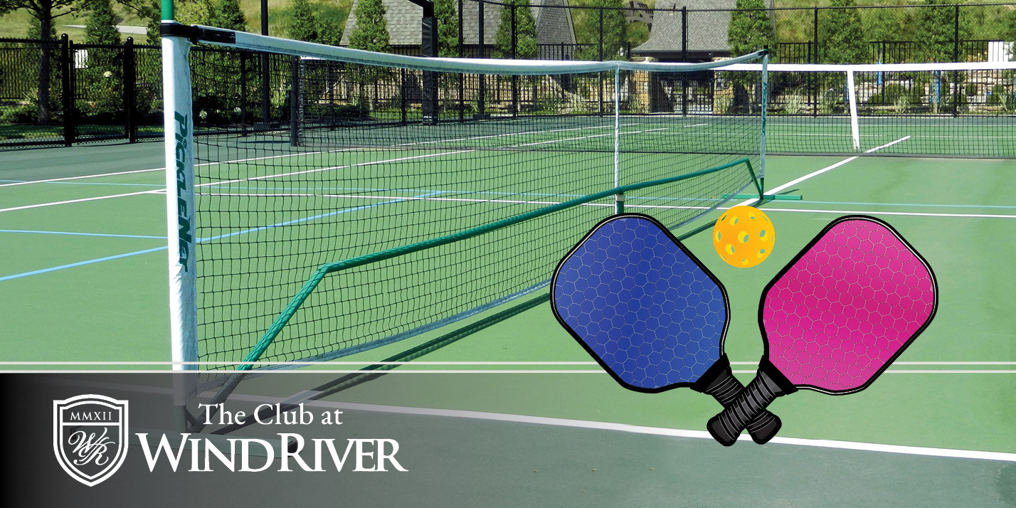 This image portrays Pickleball Play (Co-ed) by WindRiver Lakefront & Golf Community.