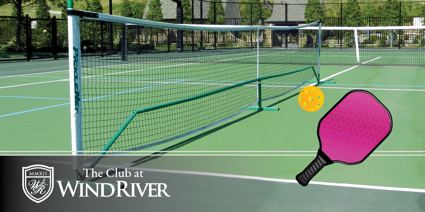 This image portrays Pickleball Play (Co-ed) by WindRiver Lakefront & Golf Community.