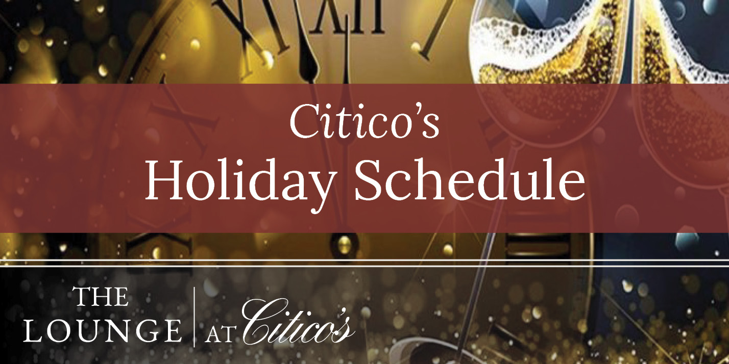 This image portrays Citico's Holiday Schedule by WindRiver Lakefront & Golf Community.